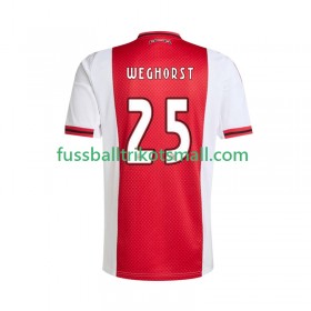 Fußballtrikots Ajax Amsterdam Wout Weghorst 25 2025-2026 Kurzarm Heimtrikotsatz kaufen
